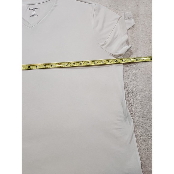 Goodfellow & Co. Mens  Every Wear Tee‎ Vneck White Tshirt Size Xl - Picture 5 of 6